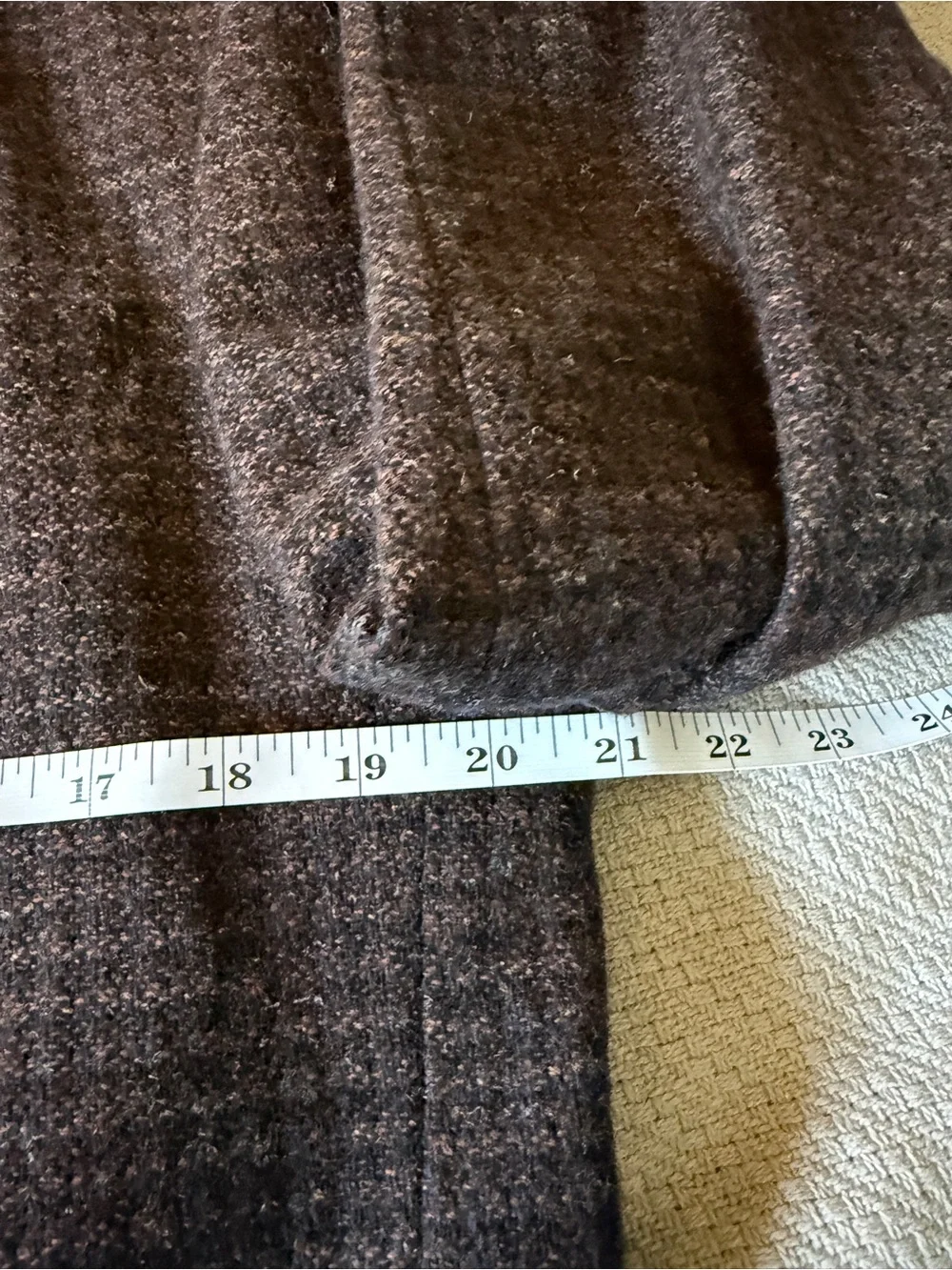Vintage Guy Laroche Fleck Brown Black Fleck Tweed Sport Coat Jacket Blazer 40L